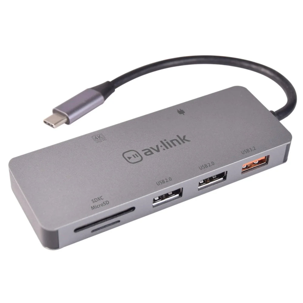AV:Link 7 port USB3.2 Type - C Multi - Hub