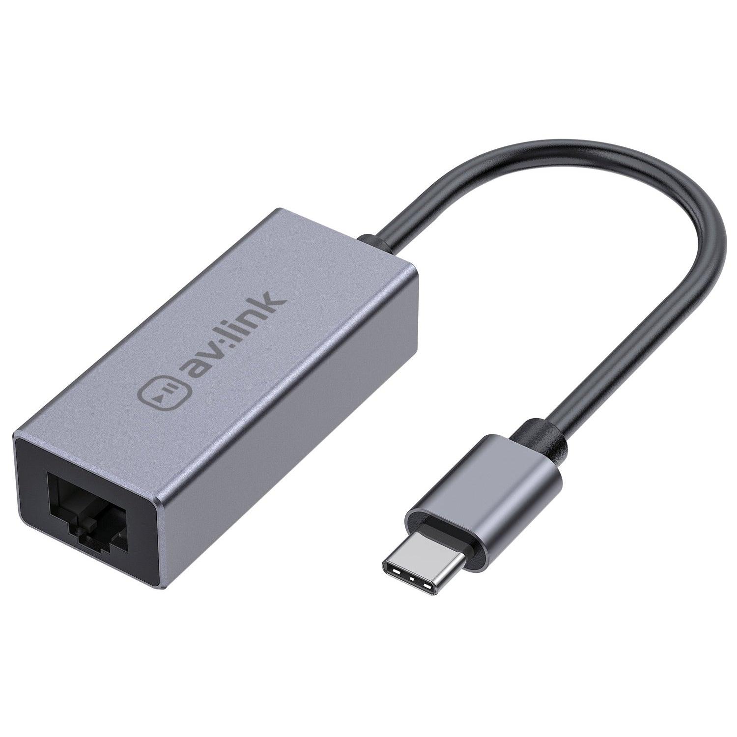 AV:Link USB3.0 Type-C to RJ45 Gigabit Ethernet Adaptor - DY Pro Audio