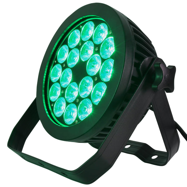 Citronic MagicPAR-220 Black 18 x 12W RGBWAUV LED Fanless PAR Can