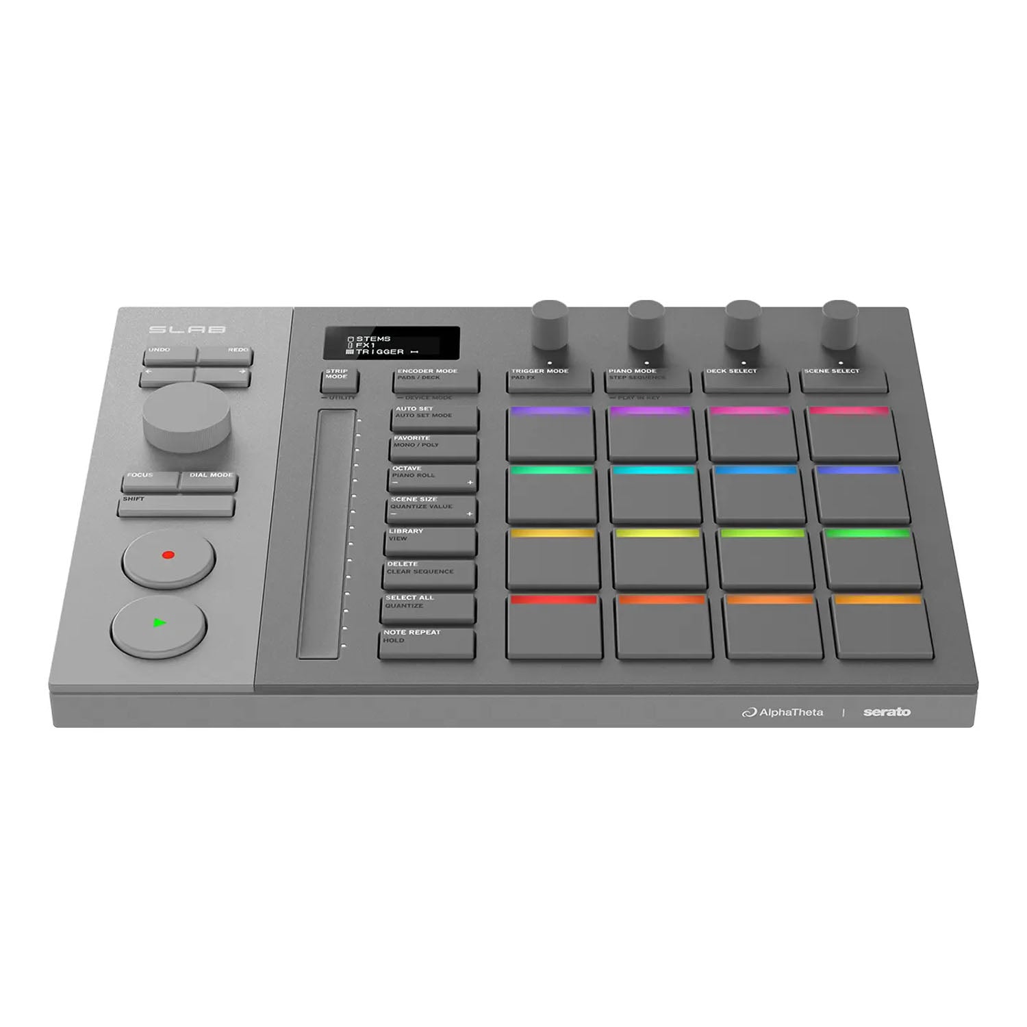 AlphaTheta SLAB MIDI pad controller for Serato Studio