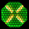 ADJ Vintage X COB LED scenic lighting fixture mounted for theatre or event stage lighting