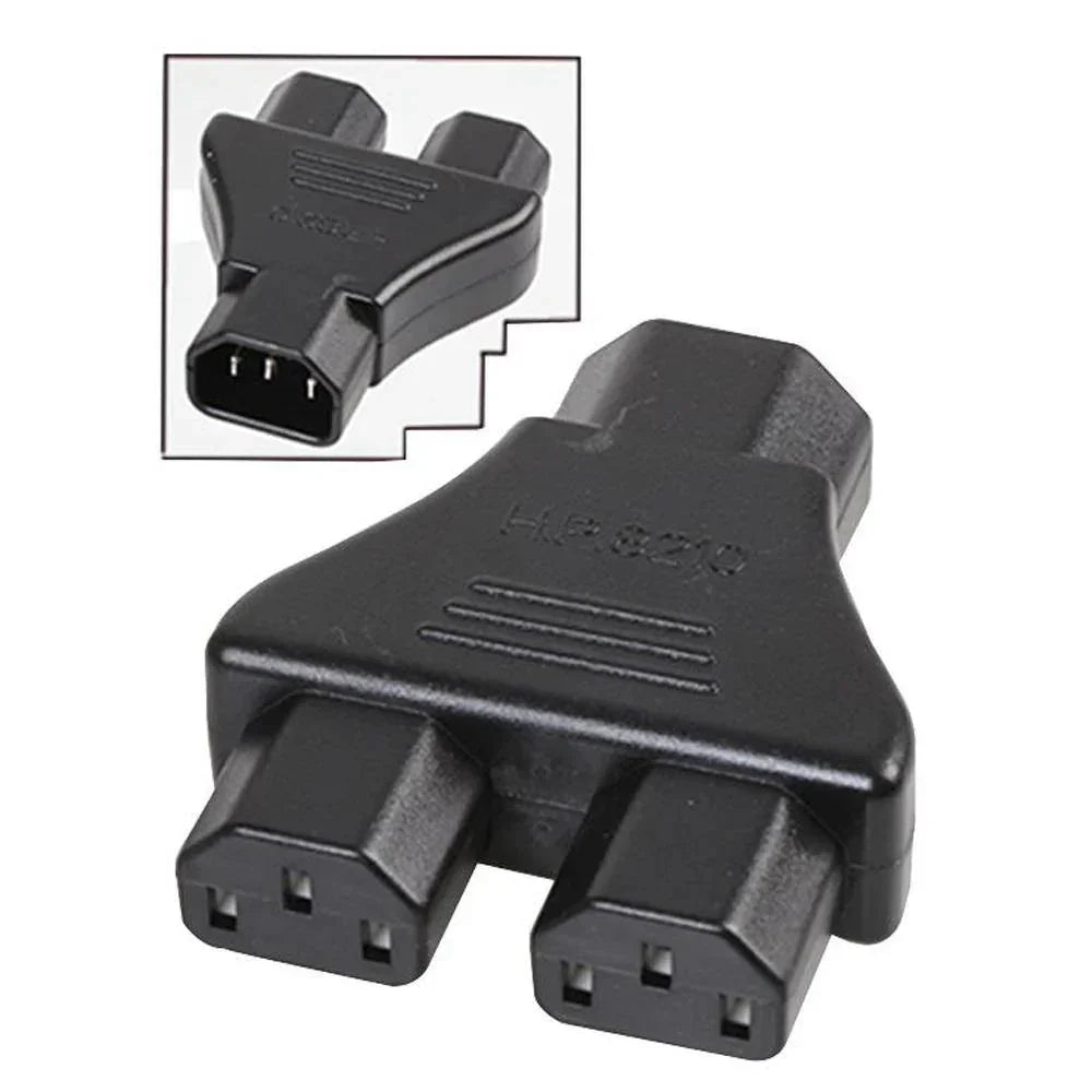 Pro Elec IEC Y Splitter Mains Power Adapter