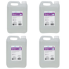 4 x QTX 5 Litres High Density Haze Fluid cans