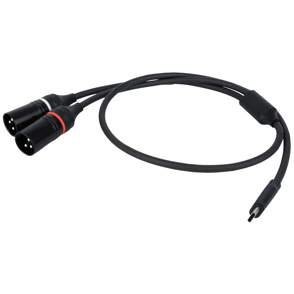 DAP 1.5m USB-C to dual XLR male audio cable for professional sound equipment