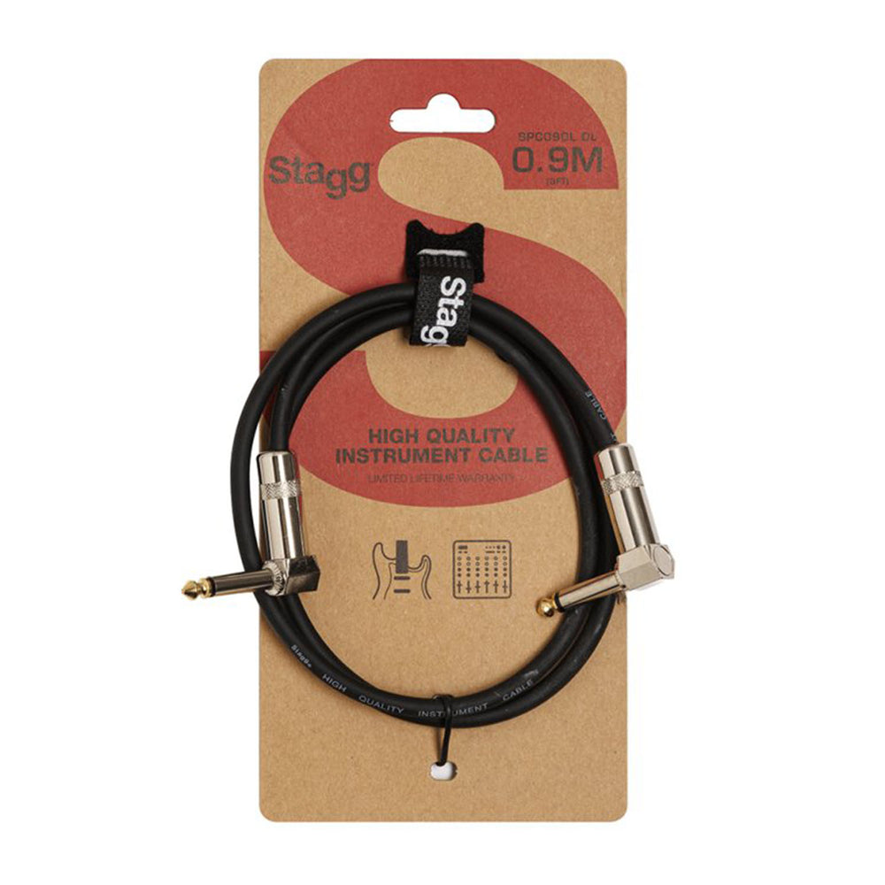 Stagg SPC090L DL 0.9m 90cm Guitar FX Pedal Patch Leads