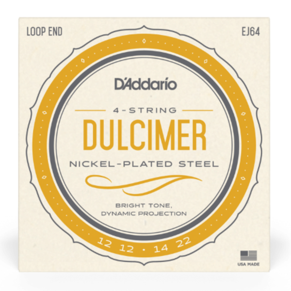 D'Addario EJ64 4-String Dulcimer Instrument Strings