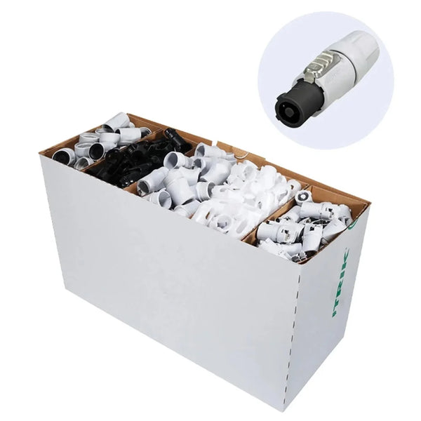 100 x Neutrik NAC3FCB-1-D Lockable Powercon Cable Connectors
