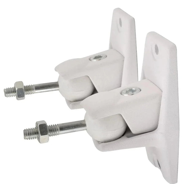 Adastra Universal Surround Sound Speaker Brackets for Home Cinema Wall Mount Whi