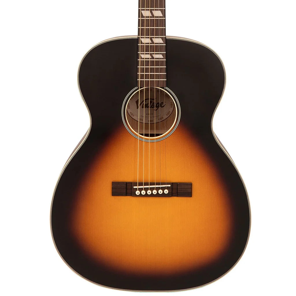 Vintage Historic Series 'Orchestra' Acoustic Guitar Vintage Sunburst