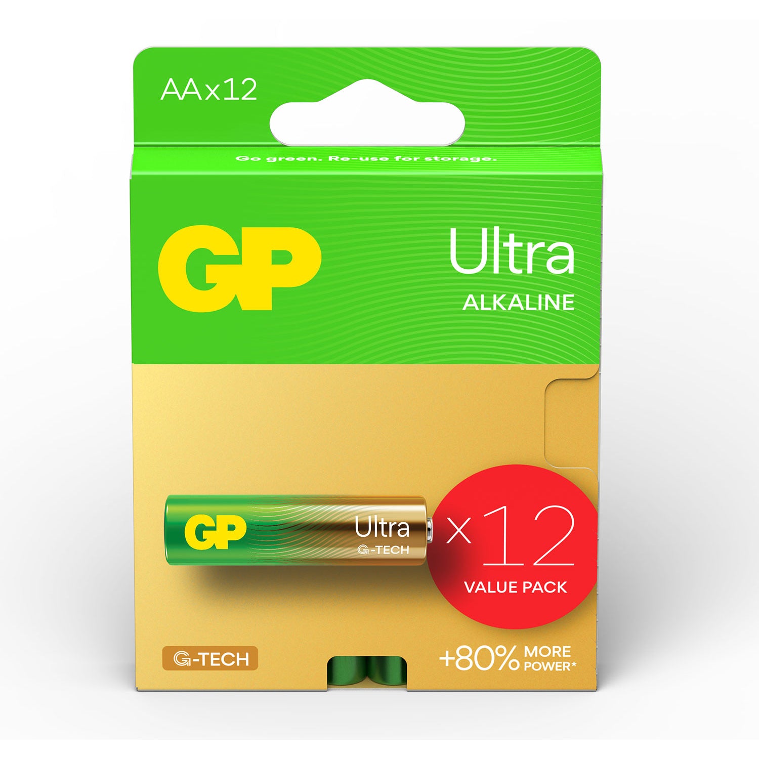 GP Ultra GP Ultra Alkaline AA Batteries (12 pack)