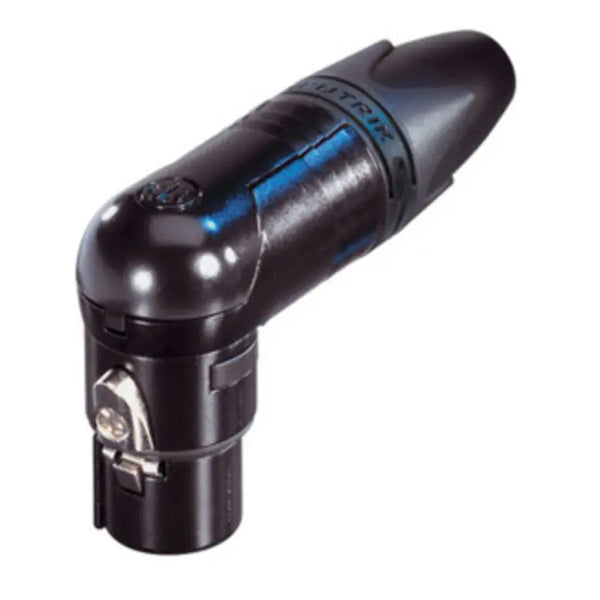 Neutrik NC3FRX - BAG Black Right Angled Female Cable Connector