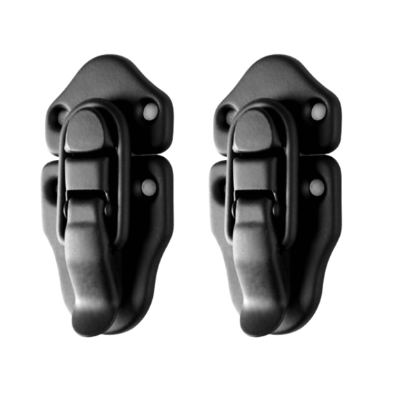 2 x Penn Elcom L0561K small black drawbolt latches