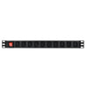 Adastra 19" 1U Rack 10-Gang IEC (C13) Power Distribution Unit Switched 1.8m