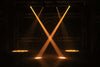 2 x Algam Lighting MB80 80W LED Beam Moving Head with DMX Cable