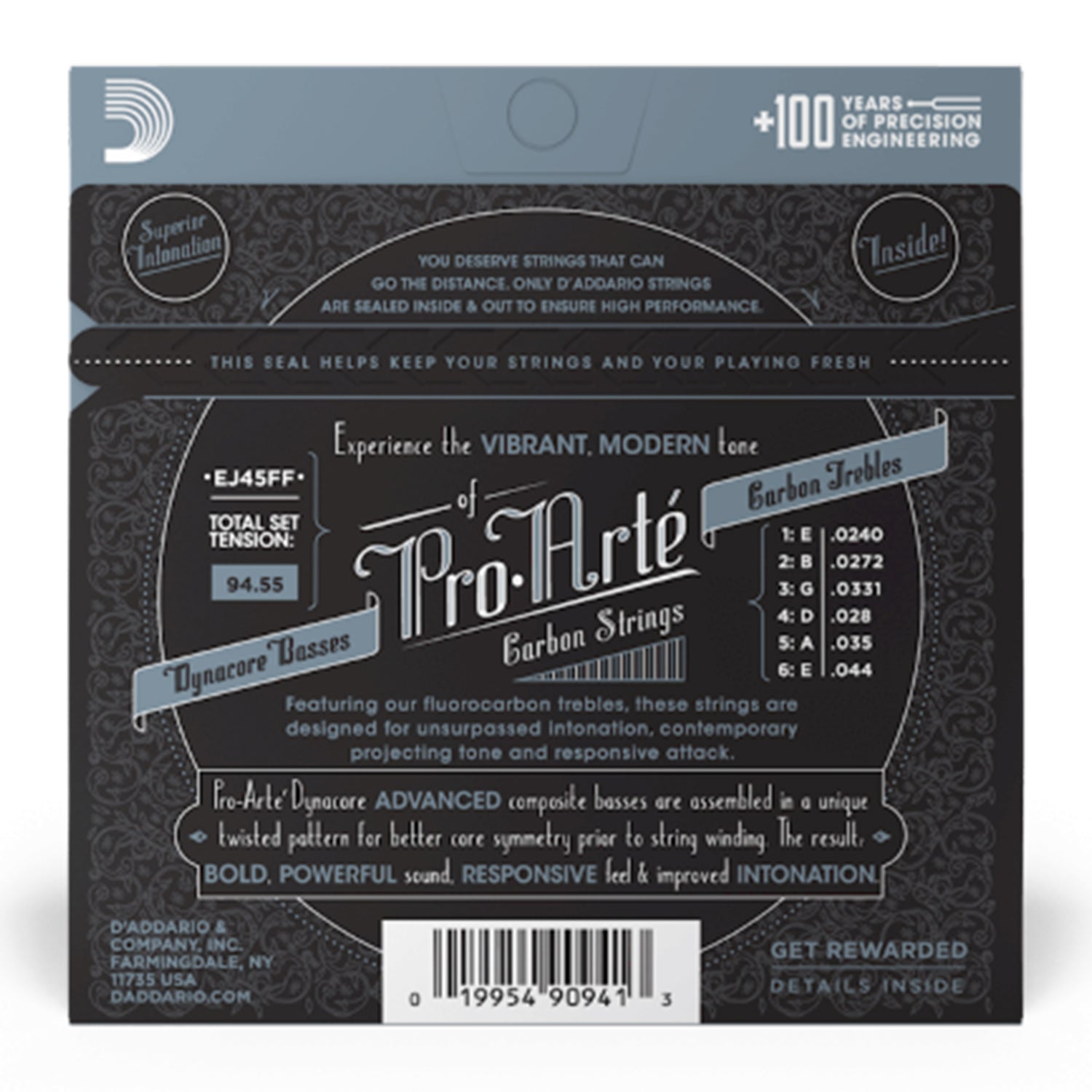 D'Addario EJ45FF Pro-Arte Carbon Normal Tension Classical Guitar Strings