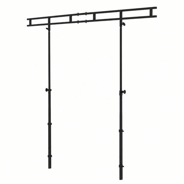 Equinox DJ Booth System Overhead Kit MKII Black Goal Post for DJ Booth