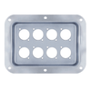 Penn Elcom D022Z Dish Punched for 8 x D-Series Connectors