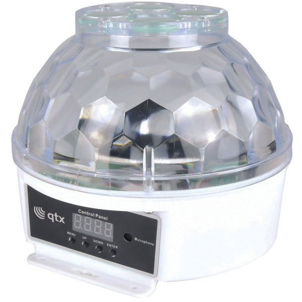 QTX Crystal Blaze tabletop LED light effect with GOBO patterns