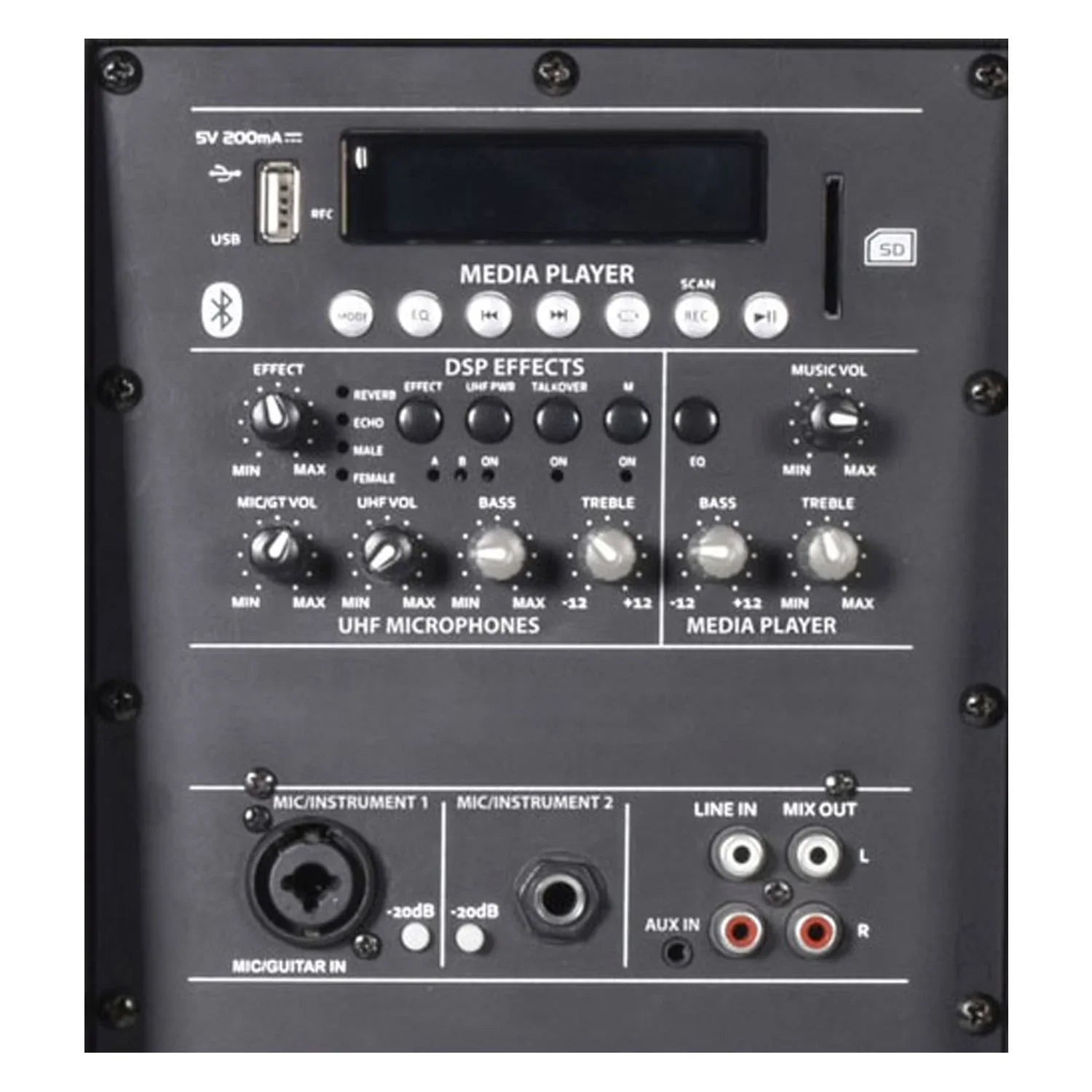 QTX QOVA-12PA Performance Portable PA System