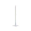     White LED square base stand for lighting fixtures and effects