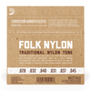 D’Addario EJ33 folk nylon ball end classical guitar strings