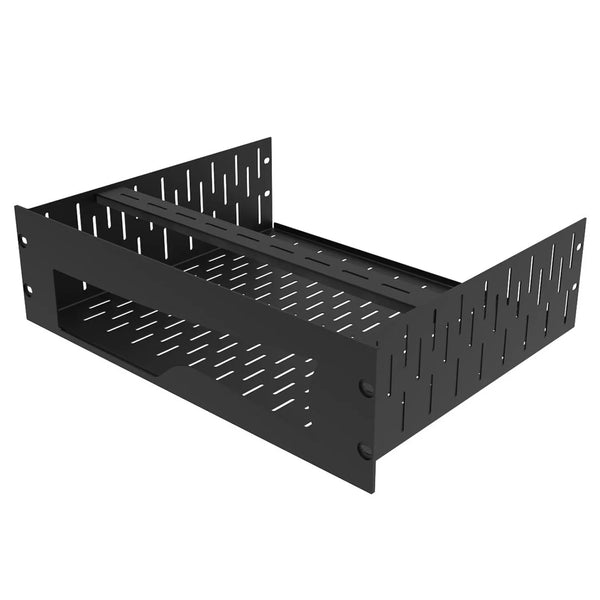 Penn Elcom 3U Vented Playstation Rack Shelf & Magnetic Faceplate For PS5 SLIM