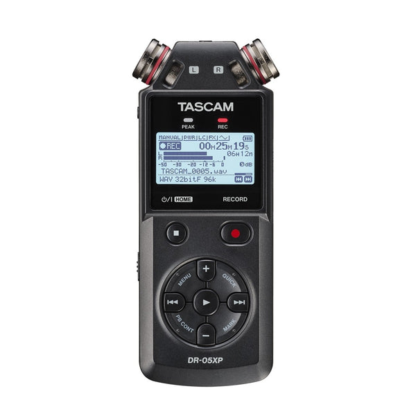 Tascam DR-05XP 32-Bit Float Stereo Audio Recorder / USB-C 2x2 Interface