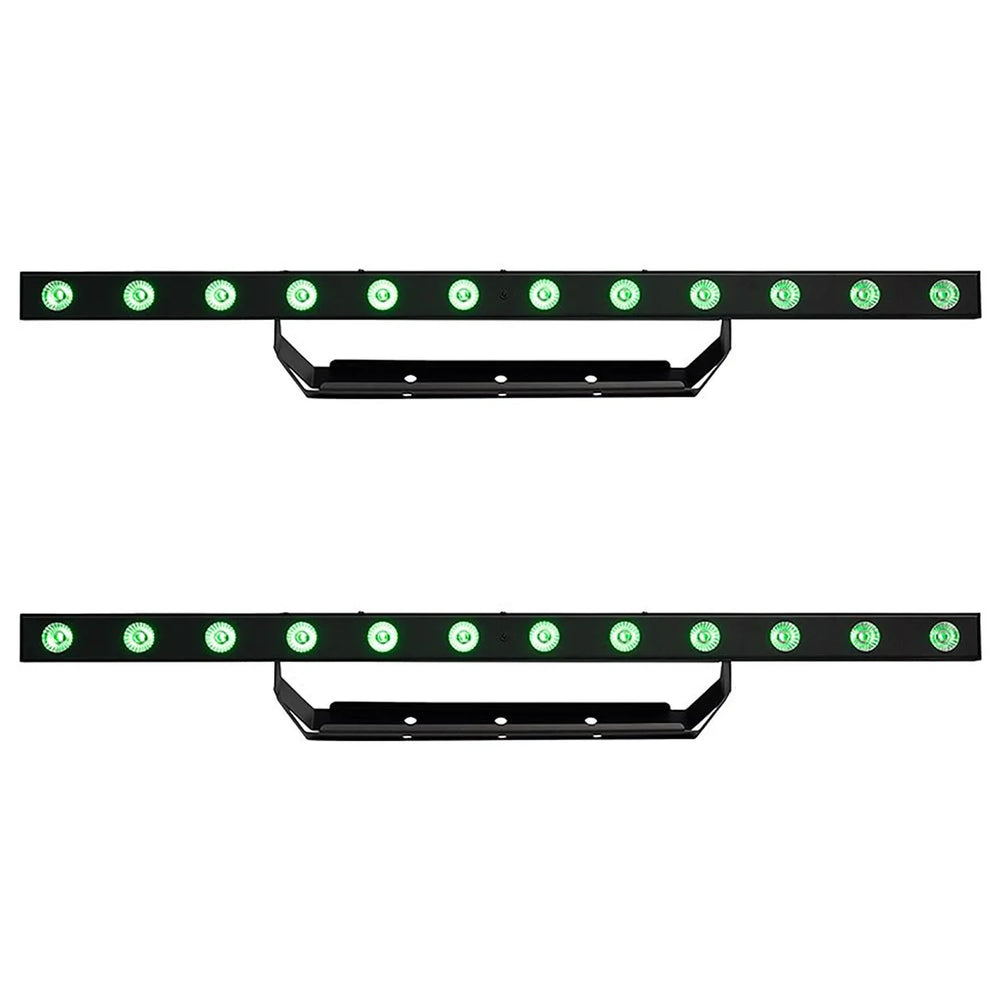 2 x Algam BARWASH36 - II 12 x 3W RGB LED Batten Bar