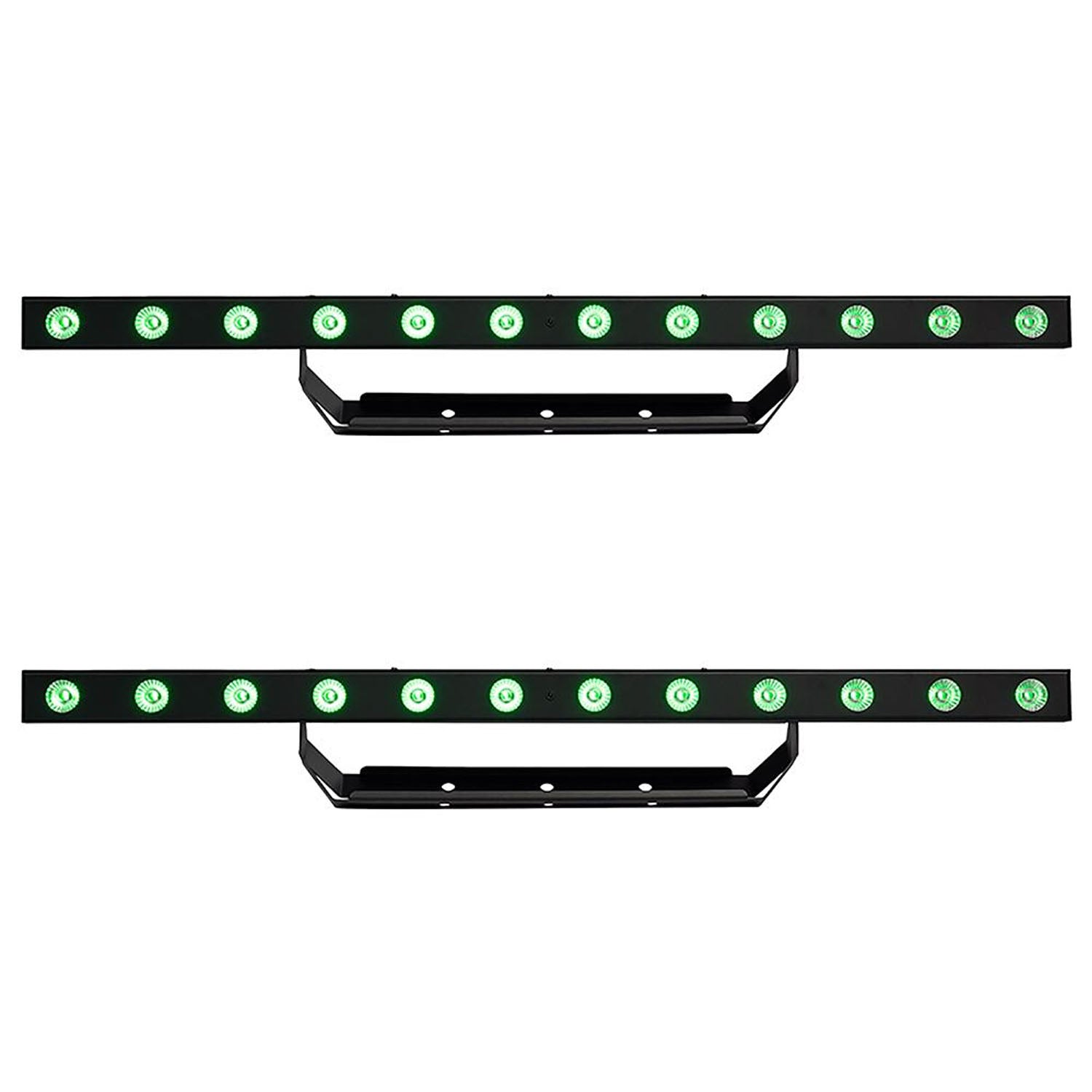 Pair of Algam BARWASH36-II RGB LED Batten Bars – front view
