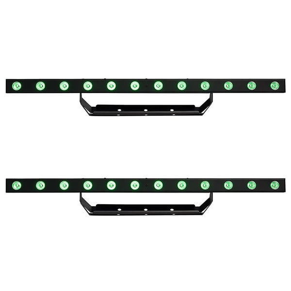 2 x Algam BARWASH36 - II 12 x 3W RGB LED Batten Bar