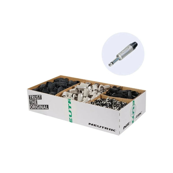 100 X Neutrik NP2X-D Straight 1/4 Jack Plug Connectors