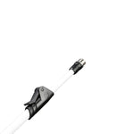 Gravity MS 4322 W Microphone Stand with Folding Tripod Base and 2-Point Adjustment Telescoping Boom, White