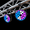 2 x Chauvet DJ FX Par 6 RGBW LED Par Can with DMX Cable