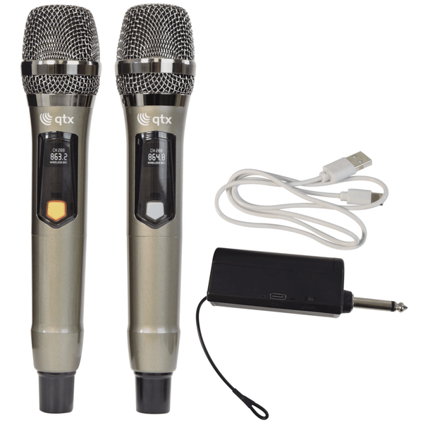 QTX J-MIC Dual UHF Handheld System