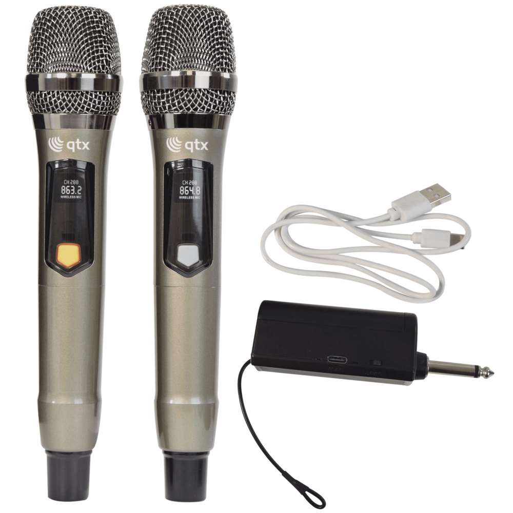 QTX J-MIC Dual UHF Handheld System