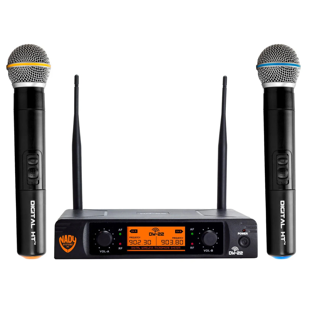 Nady DW - 22 HTHT - EU2 Dual Digital Wireless Handheld Microphone System
