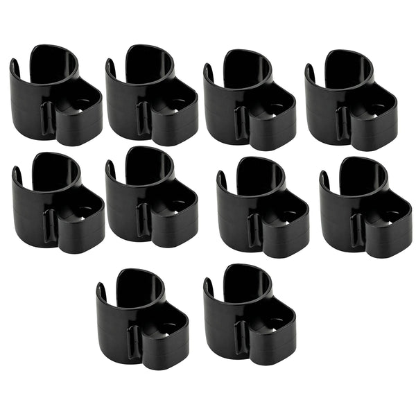 20 x Showgear 35mm ABS Cable Clamp Clips Protector