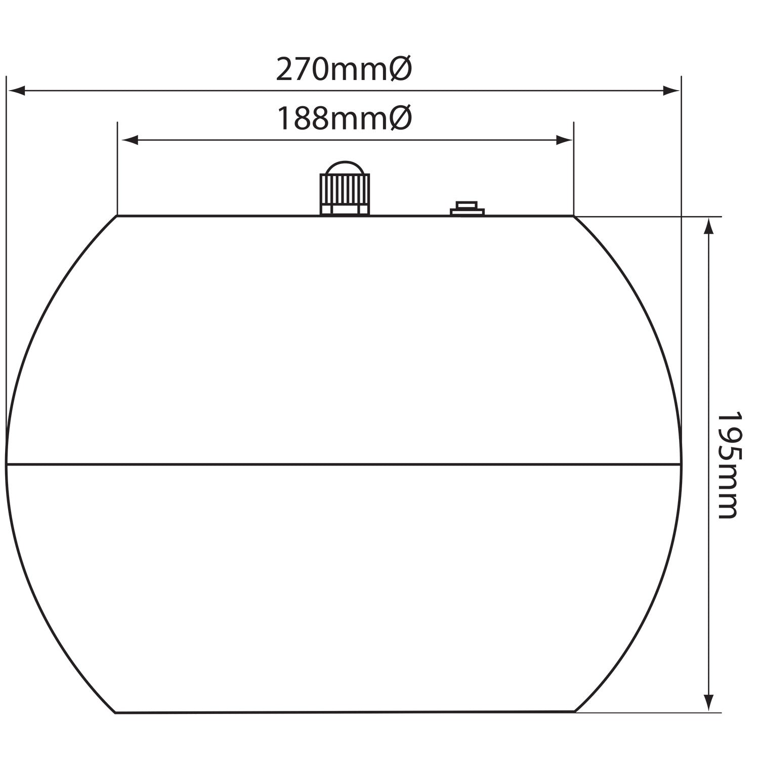 Adastra 6.5" 16.5cm Black 100v PS Series Pendant Speakers