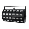 4 x Equinox UV Power Flood 24 x 3W Ultra-Violet LED Lights