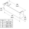 Penn Elcom 3u Rack Mount Wall or Surface Bracket