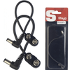 2 x Stagg SPS-9VBAT-L Guitar Effects Pedal 9V Battery Connector