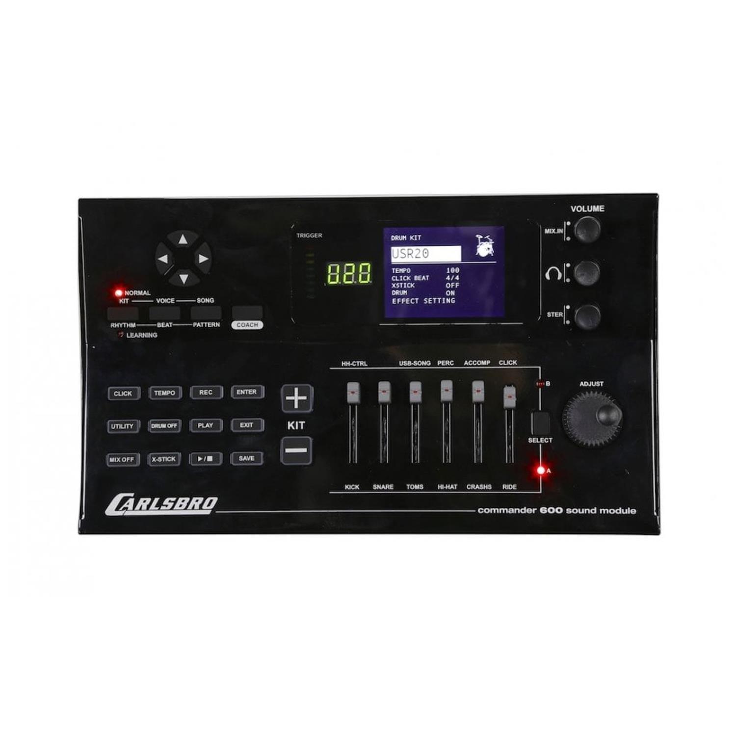 Carlsbro CSD600 9-Piece Electronic Full Mesh Drum Kit - DY Pro Audio