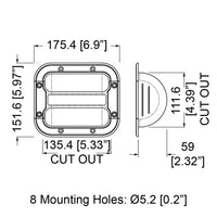 Penn Elcom H1015 Black Plastic Cabinet Bar Handle