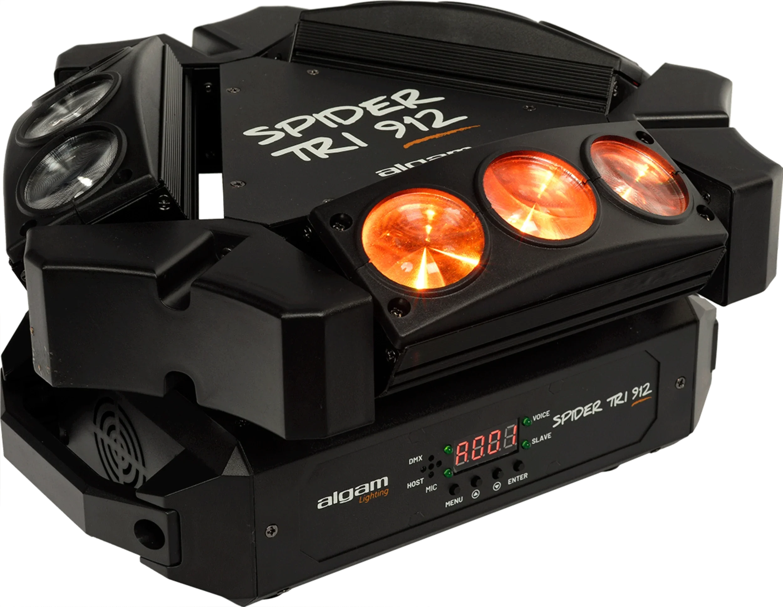Algam Lighting SPIDER-TRI-912 9x12W Beam Motorised Mini-Bars Effect Light