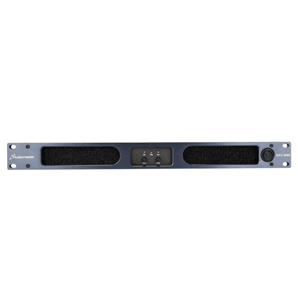 "Studiomaster QX2-1300 2 x 1100W Amplifier - High Performance and Efficiency"