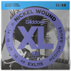 D'Addario EXL115 XL 11-49 BLUES/JAZZ ROCK Electric Guitar Strings