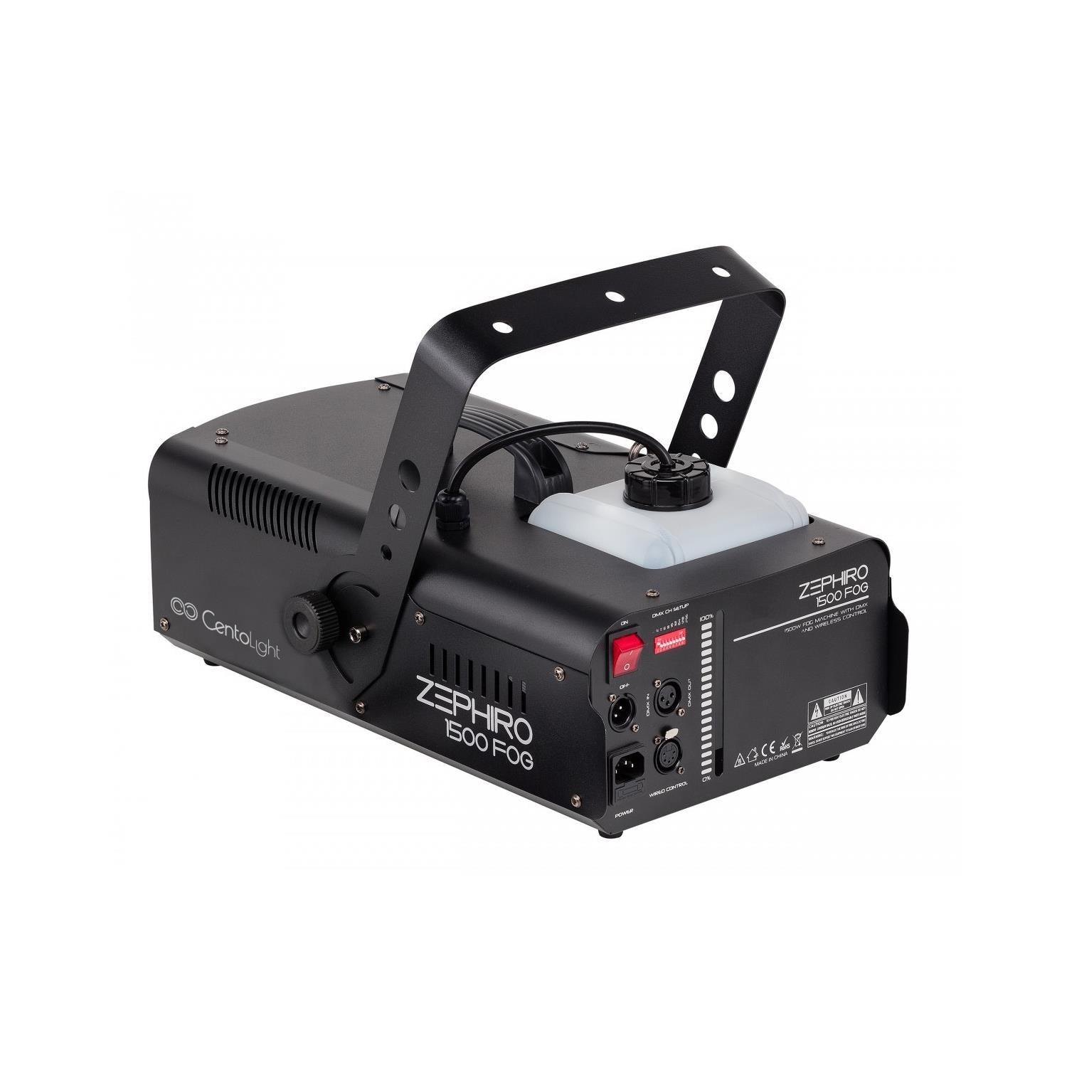 Centolight Zephiro Fog 1500 Powerful Fog Machine with Wireless Controller - DY Pro Audio
