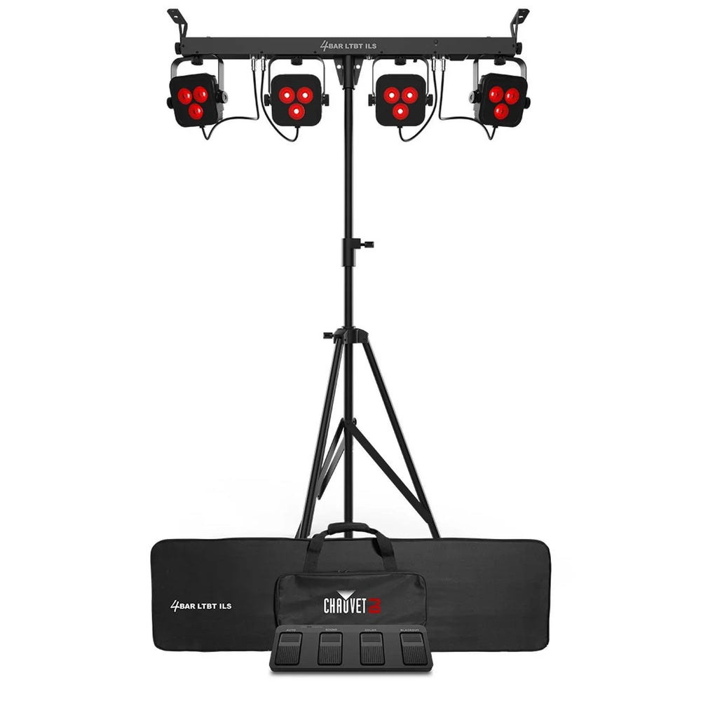 Chauvet 4Bar LTBT ILS 4-Head Wash Tripod With Bluetooth - DY Pro Audio