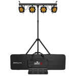 Chauvet DJ 4Bar Quad ILS RBA 4-Head Wash Tripod Lighting System - DY Pro Audio