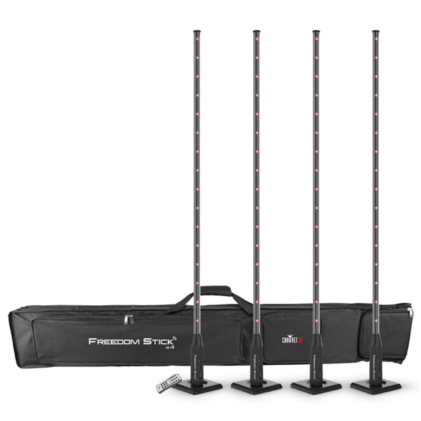 Chauvet Freedom Stick Pack with DMX Defuser RGB With Carry Bag - DY Pro Audio